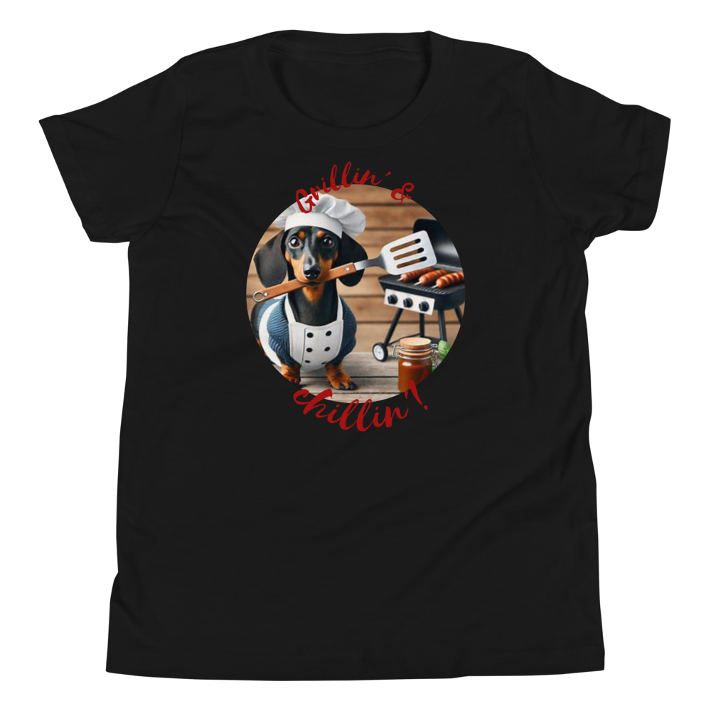 Chef Dachshund Youth T-Shirt