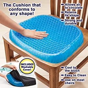 219 Cushion Seat Flex Pillow Gel Orthopedic Seat Cushion Pad (Egg Sitter)