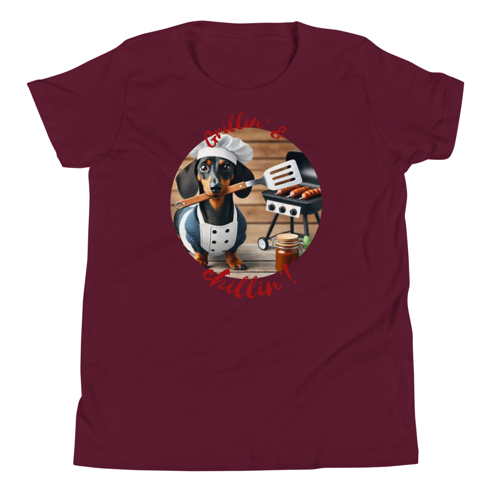 Chef Dachshund Youth T-Shirt