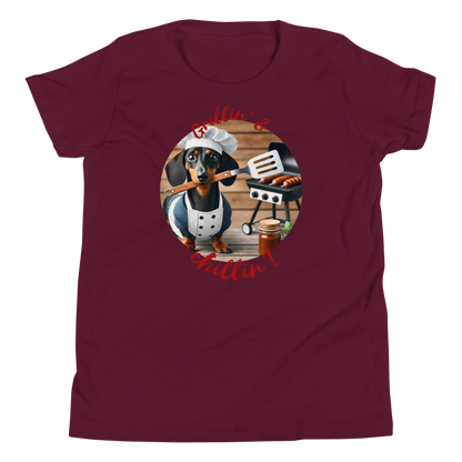 Chef Dachshund Youth T-Shirt