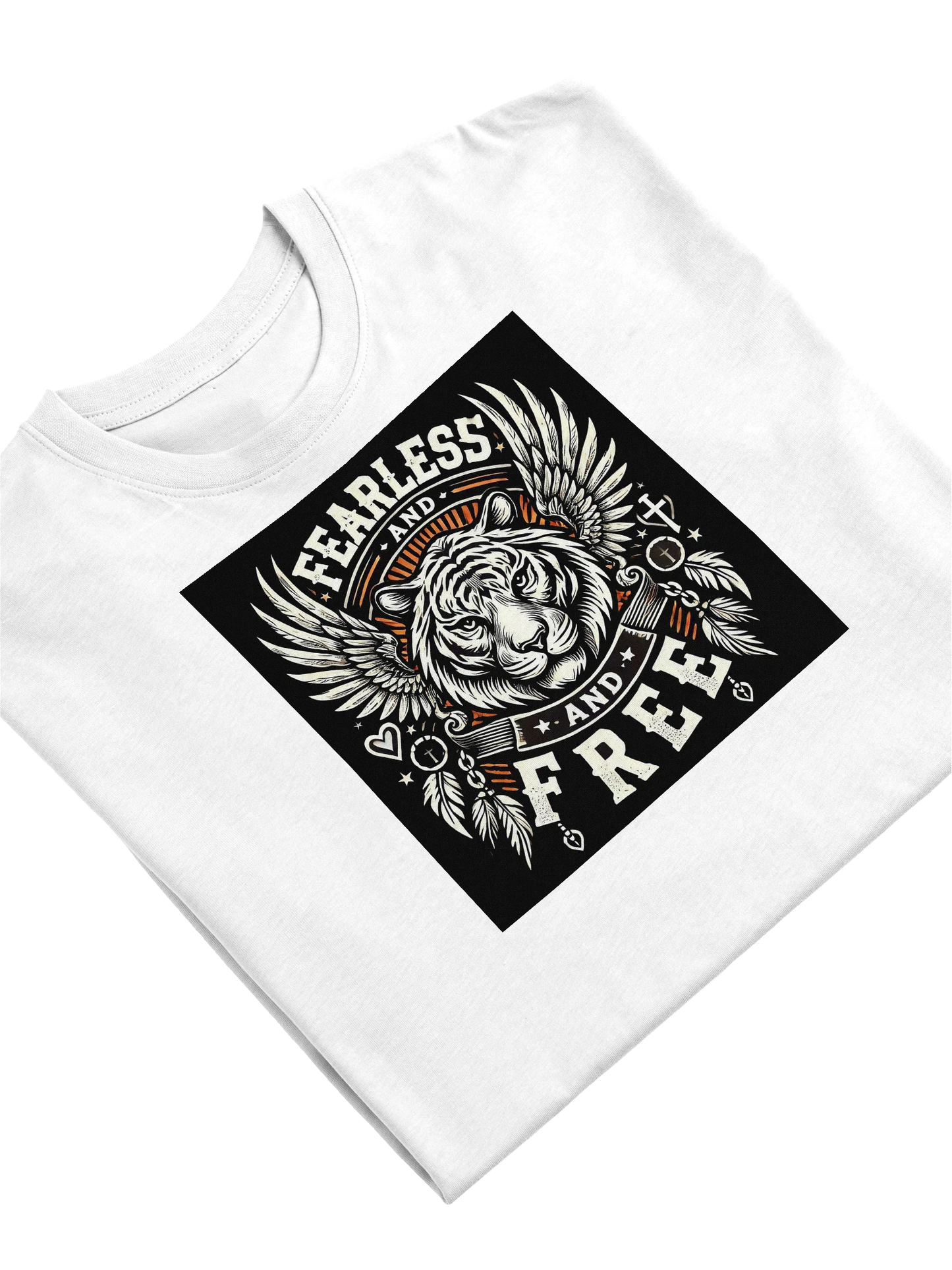 Fearless and Free Tiger Wings Tee