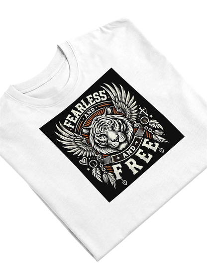 Fearless and Free Tiger Wings Tee