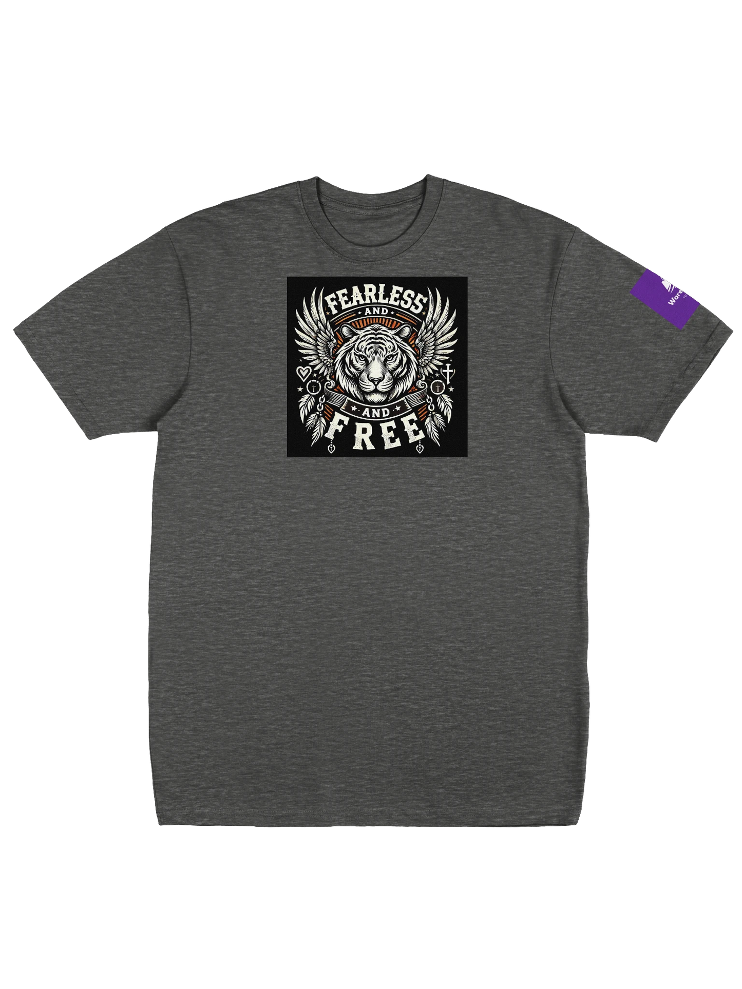 Fearless and Free Tiger Wings Tee