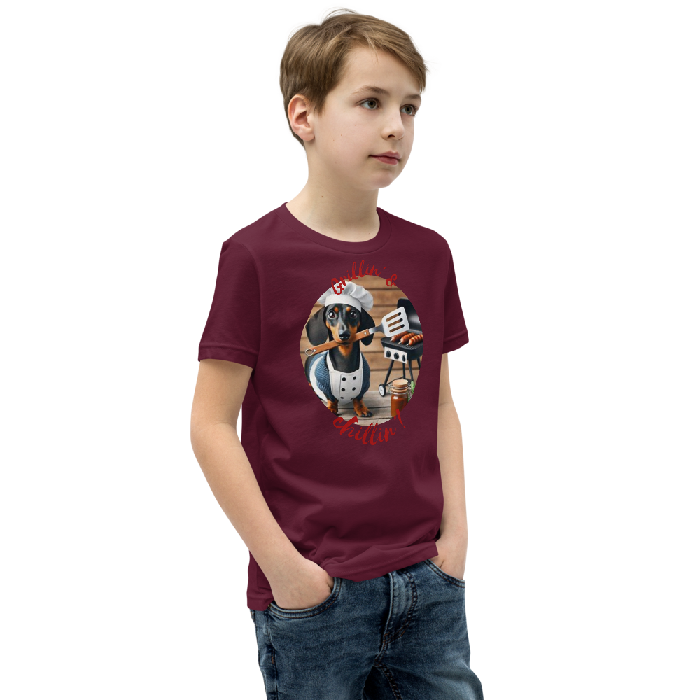 Chef Dachshund Youth T-Shirt