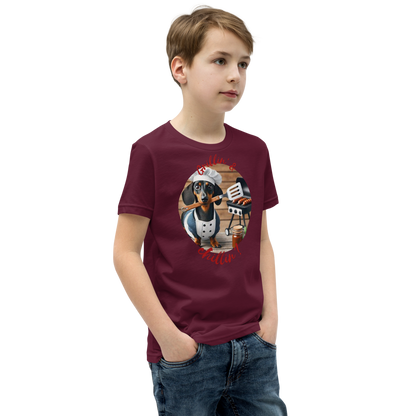 Chef Dachshund Youth T-Shirt