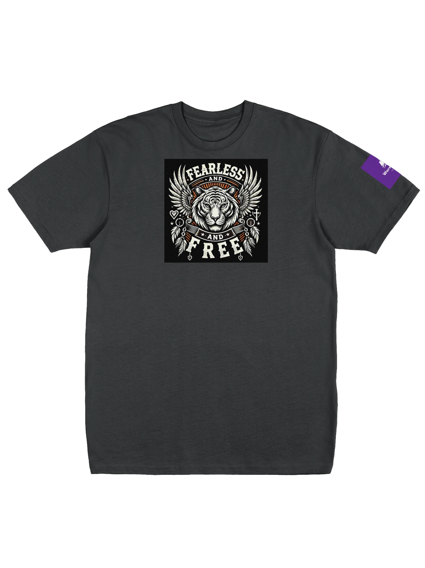 Fearless and Free Tiger Wings Tee