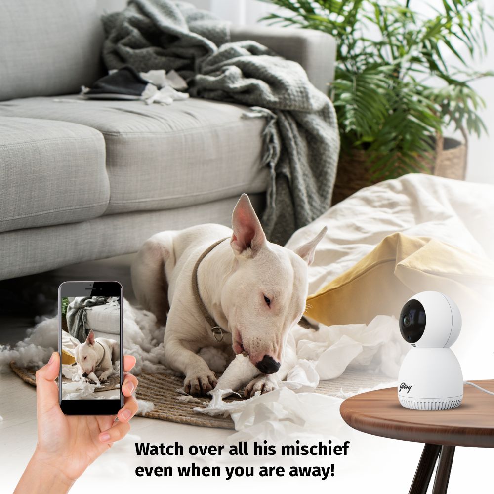 Godrej EVE PRO 5 Pan Tilt Smart WiFi Security Camera With 350 Degree