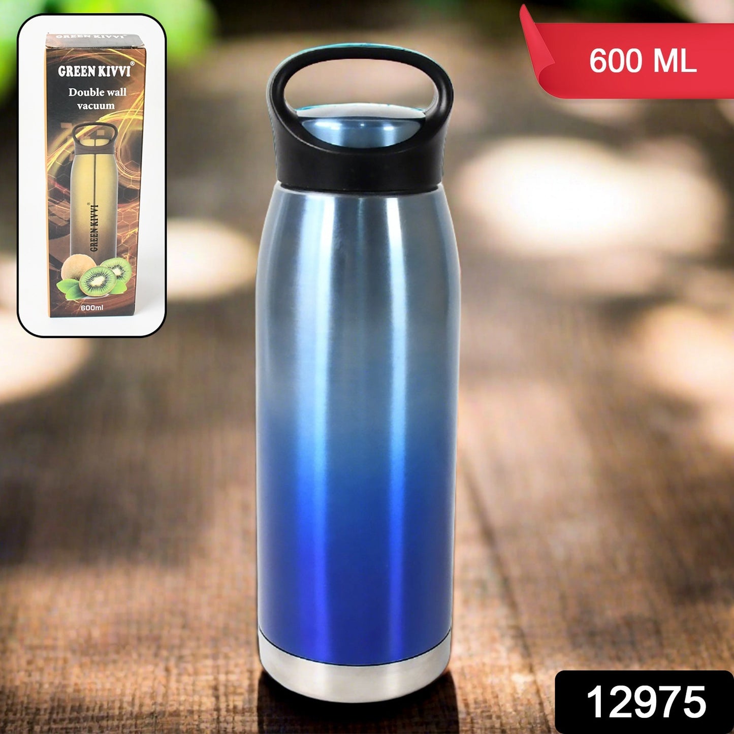 12975 Vacuumstainless Steel Double Wall Water Bottle Fridge Water Bottle Stainless Steel Water Bottle Leak Proof Rust Proof Cold  Hot Thermos Steel Bottle Leak Proof  Office Bottle  Gym  Home  Kitchen  Hiking  Trekking  Travel Bottle