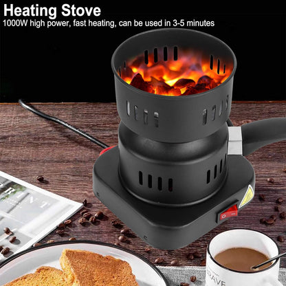 5815 Heating Stove Tubular Heating Stove Hot Plate Stove  Heatresistant Coating For Home Camping Cooking Mini Electric Tea Coffee Heater