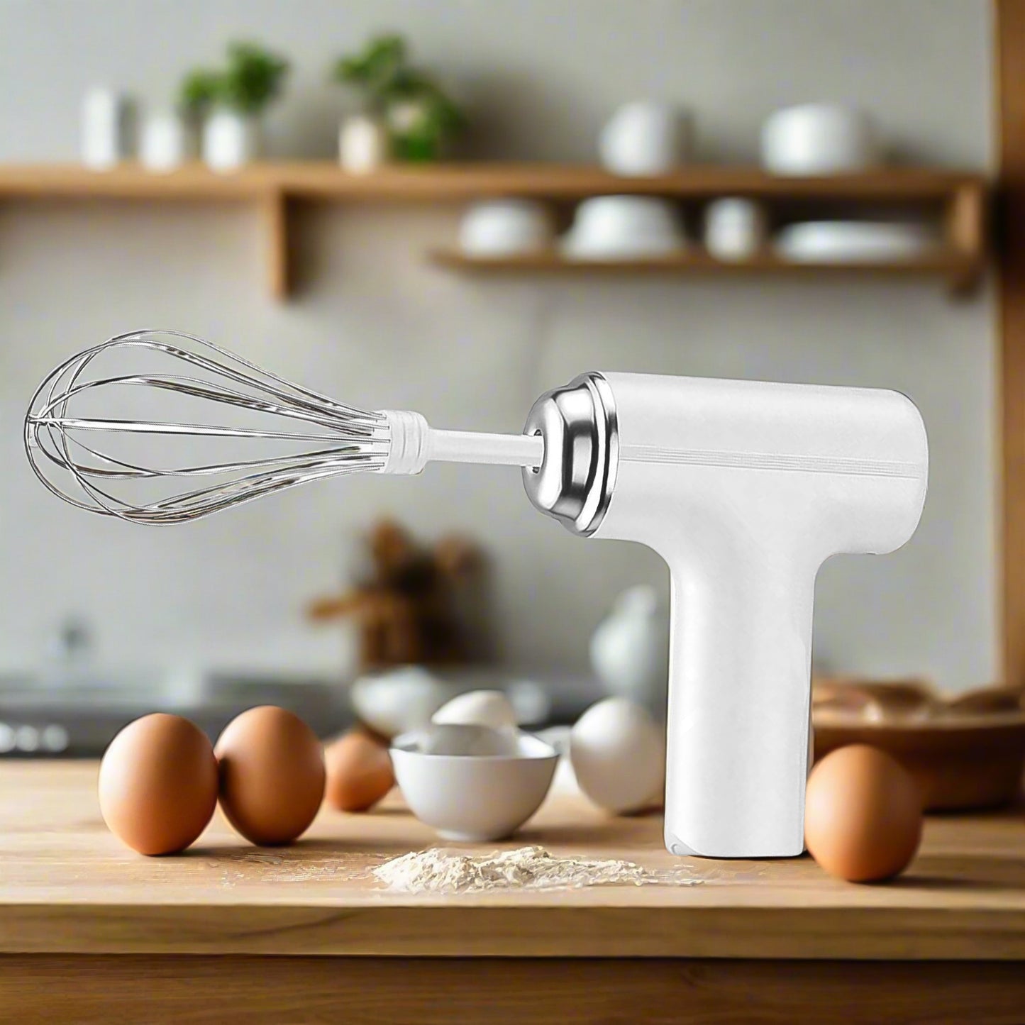 2813 Wireless Hand Mixer Charging Handheld  2pc Portable Whisk Mini High Power Beater Baking Hand Held Mixer Portable Kitchen Blender.