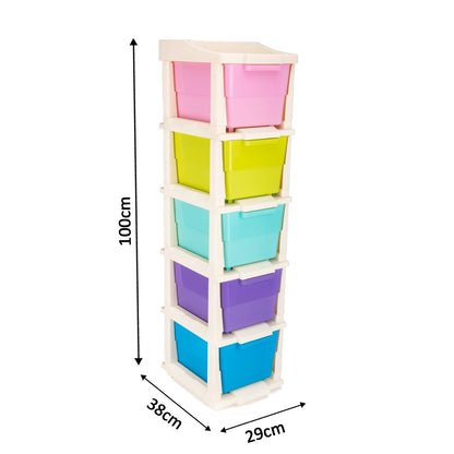 0702 5 Layer Multi-purpose Modular Drawer Storage System