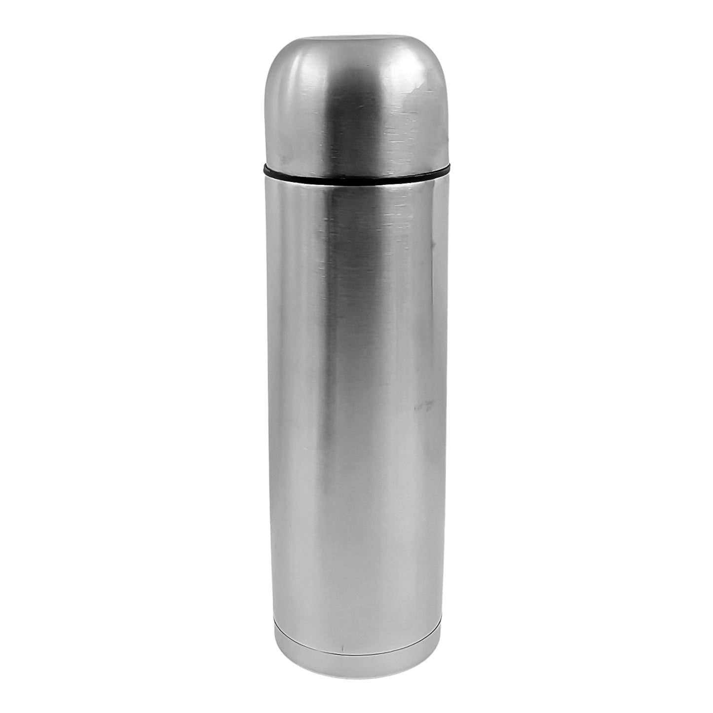 Vacuum Flask With Cover 188 Stainless Steel  Hot And Cold Water Bottle With Push-down Lid  Double Walled Stainless Steel Bottle For Travel Home Office School Picnic (750 Ml)