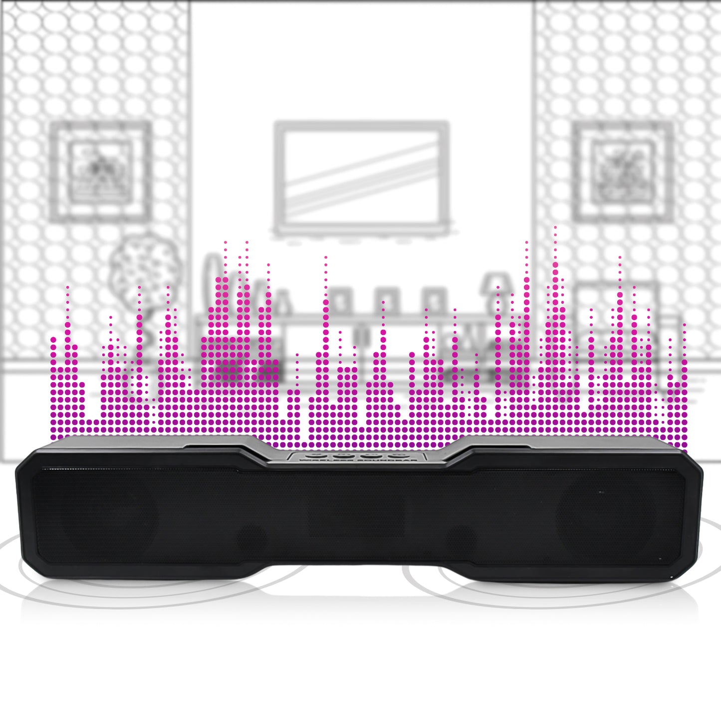 3d Sound Wireless Bluetooth Speaker (1 Pc)