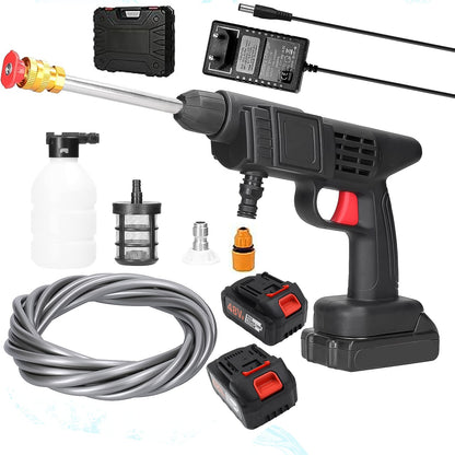 48v Double Battery Car  Washer Gun With 21v Charger