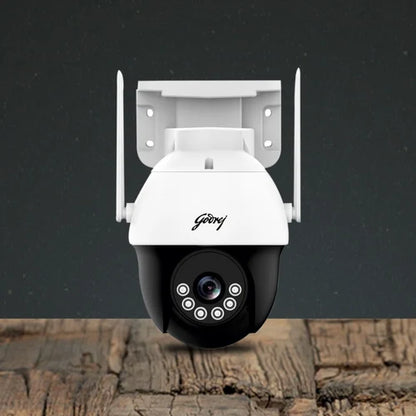 Godrej Ace Pro 4G Mini-PT, 2 Way Audio, Smart Motion Tracking, Humanoid Detection, Alarm System Home Camera