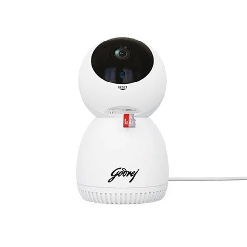 Godrej ACE PRO 3MP Wifi, 2 Way Audio, Smart Motion Tracking, Humanoid Detection, Alarm System Home Camera