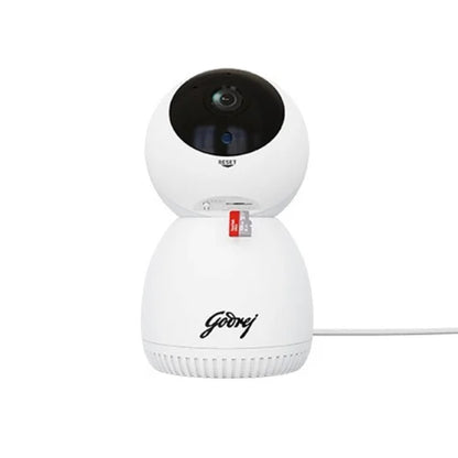 Godrej ACE PRO 3MP Wifi, 2 Way Audio, Smart Motion Tracking, Humanoid Detection, Alarm System Home Camera